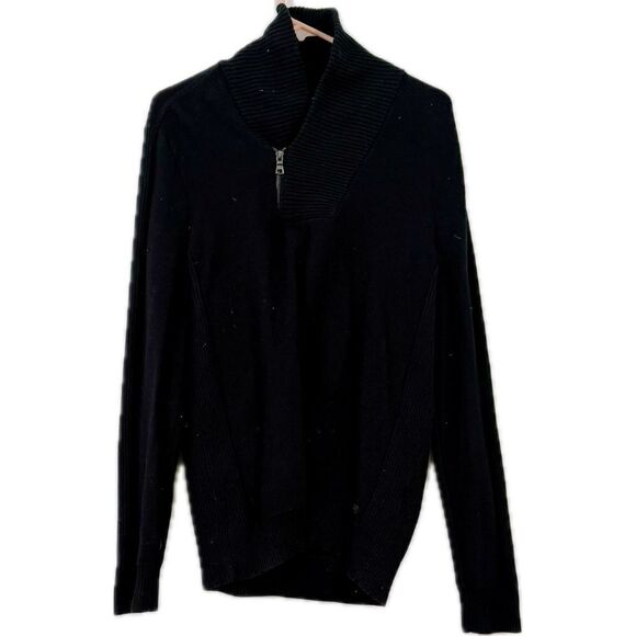 INC International Concepts Black Turtleneck Sweater - Picture 1 of 4
